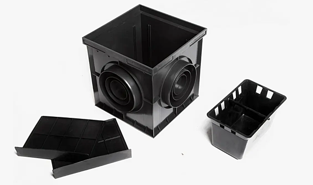 Дренажный дождеприемник+сифоны+корзина комплект без решетки