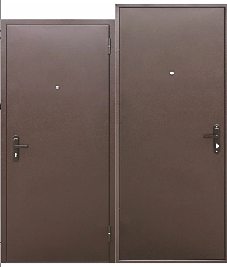 Дверь металлическая СтройГост 5  металл/металл 960 левая