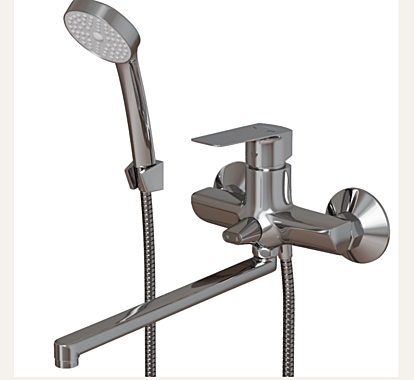 Смеситель для ванны и раковины MIXLINE ML15-02 35к 556661