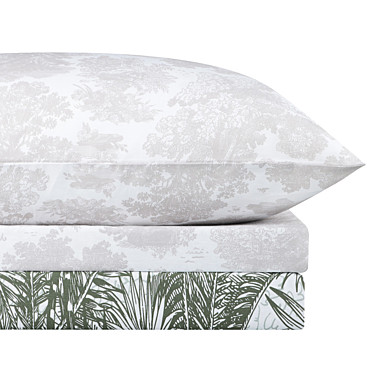 PROVANCE Мосс Комплект постельного белья семейный (5 предметов), поплин, 2 дизайна 421-390