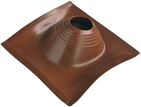 Уплотнительная манжета кровельная угловая №2 (203-280)  EPDM силикон коричневая m0044