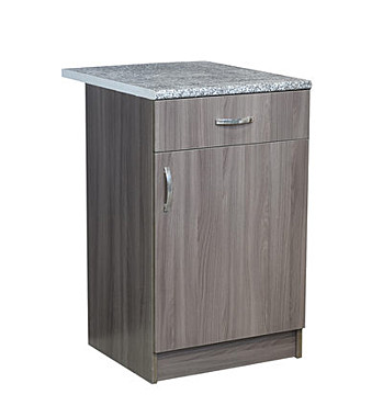 Рабочий стол 50 дуб темный (шимо темный) 1 ящик