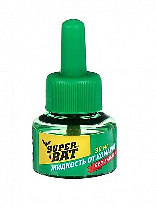Жидкость от комаров 30 ночей SuperBAT без запаха 01-010