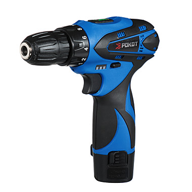 Электродрель-шуруповерт РОКОТ ДША-12в аккум. 0-550 об/мин, 1,3 Li-on (1), 18 н*м, подсветка