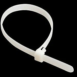 Хомут нейлоновый 3,6х150мм белый IEK (100шт) UHH31-D036-150-100