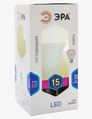 Лампа светодиодная ЭРА LED smd А60-15W-860-Е27