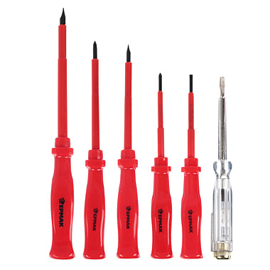 Набор отверток ЕРМАК 6пр диэлектрических 651-064