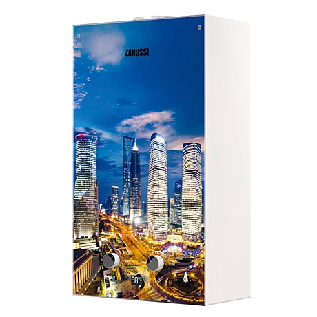 Колонка газовая ZANUSSI GWH 10 Fonte Glass Metropoli 10л/20кВт