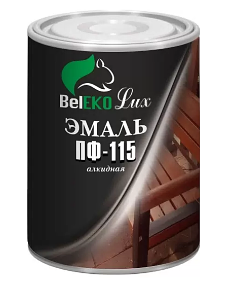Эмаль ПФ-115 BelEkoLux черный 2,7кг 