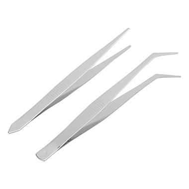 Набор пинцетов из нержавеющей стали 2шт // SPARTA 914805