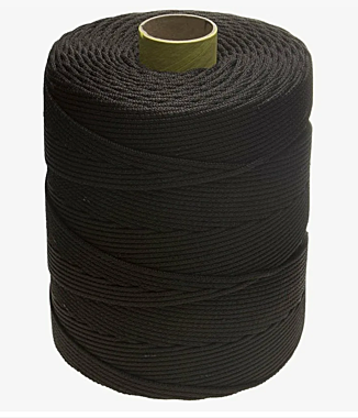 Шнур с сердечником 8мм 250м черный (бобина) метражом