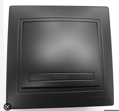 Выключатель Lezard МИРА СП 1-кл черный бархат 701-4242-100