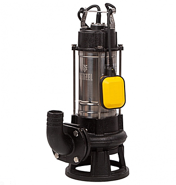 Насос DENZEL FP1800-KS фекальный 1800Вт напор 17м 26000л/ч нож-измельчитель // Denzel 99806