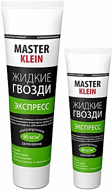 Жидкие гвозди Master Klein экспресс прозрачный туба 100мл 1383