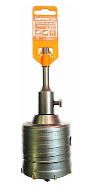 Коронка по бетону BOHRER SDS+ 68мм твердосплавная ударная в сборе 30968000