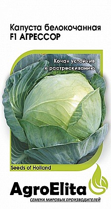 Семена: Капуста б/к F1 Агрессор (Ц) 10шт АЭ