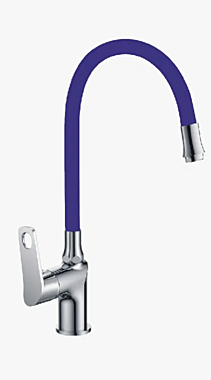 Смеситель для кухни OUTE Т30293В-3 боковая ручка, синий