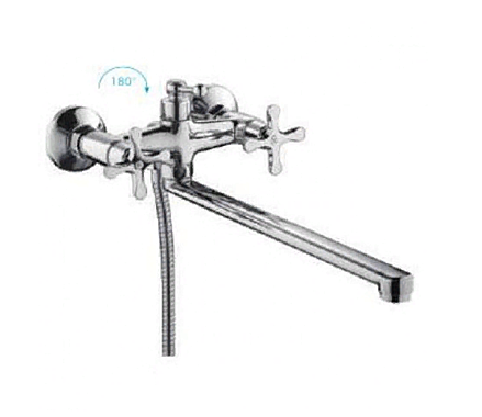 Смеситель для ванны FRUD 22601R кер.переключатель сверху 7660546