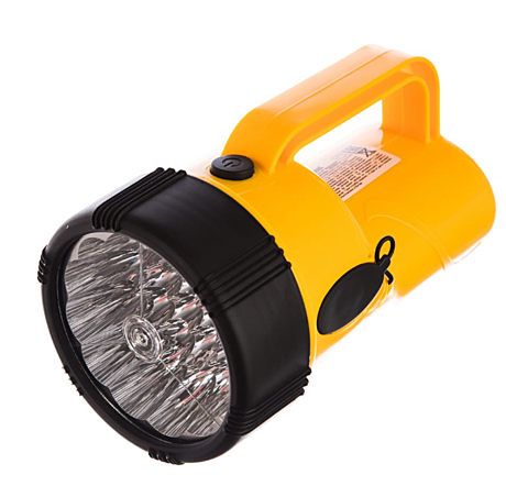 Фонарь Camelion 19LED 29314 аккум. 220В желтый 10471 322280