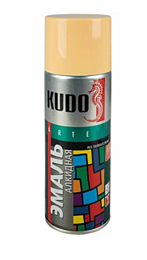 Краска-аэрозоль KUDO KU-1009 Бежевая 520мл 22053