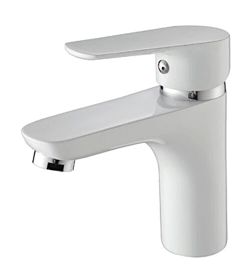 Смеситель для умывальника А1003-С белый