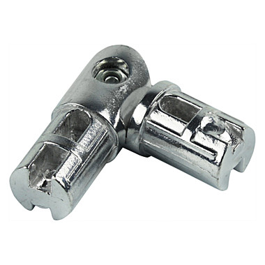 Соединитель поворотный (коленчатый) с разжимными винтами 90°-180° (R-41 B) JR-82.25