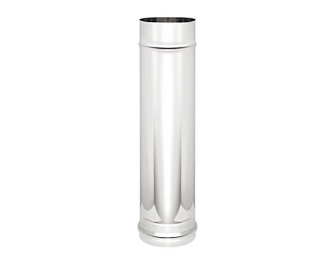 Дым.труба нерж. 250мм 1,0м (0,5мм)