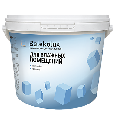 Краска ВД BelEkoLux для влажных помещений (вед. 3,0кг)