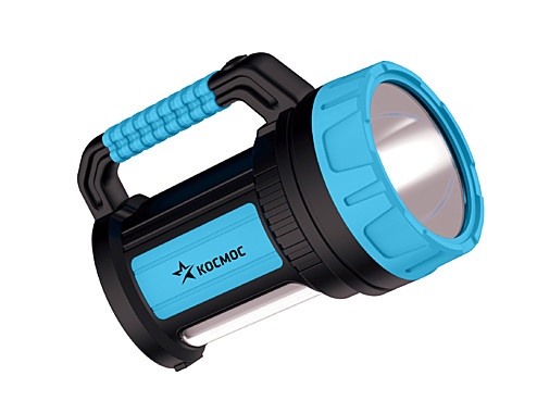Фонарь светодиодный аккум, прожектор/кемпинг 7Вт 420Лм заряд220V/12V/USB, KOSACCU9107WUSB(K-9107) 
