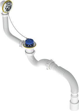 Сифон CRAB для ванны 1 1/2