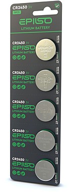 Батарейка EPILSO CR2450 3V EPB-CR2450-5BC