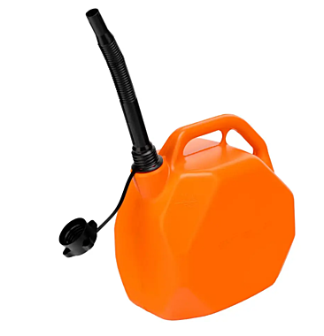 Канистра 10л для ГСМ пластиковая со скошенными углами // STELS 53111