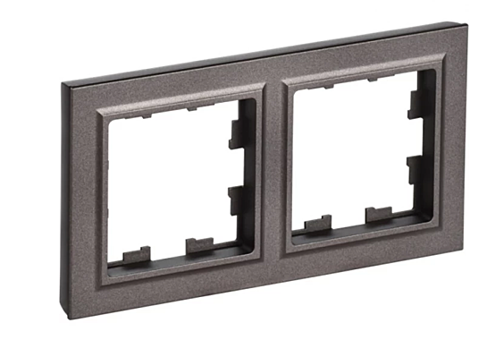 Рамка 2-м BRITE РУ-2-БрТБ ТЕМНАЯ БРОНЗА IEK BR-M22-K45