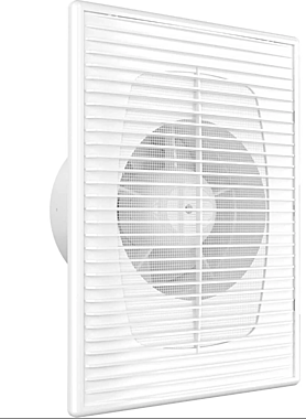 Вентилятор настенный AURAMAX 125мм В-5S-С с обратным клапаном, антимоскитной сеткой 532725