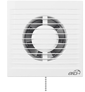 Вентилятор настенный ЭРА E100-02 d100мм с тяговым выключателем 529101