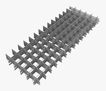 Сетка карты 150х150х3,0мм (1,0x2,0м) сварная арматурная неоцинкованная