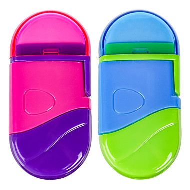 Точилка для карандашей с контейнером 6,5x3см и ластиком 526-515