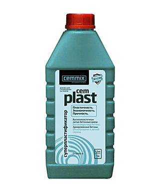 Пластификатор CEMPLAST 1л CEMMIX 206780