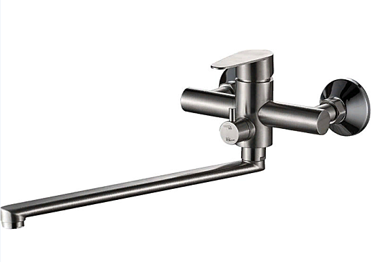 Смеситель для ванны HAIBA HB 22802 длинный излив  перекл в корп.хром