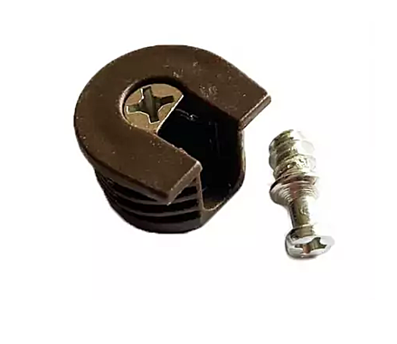 Эксцентрик пластиковый + шток эксцентрика КОРИЧНЕВЫЙ 1704