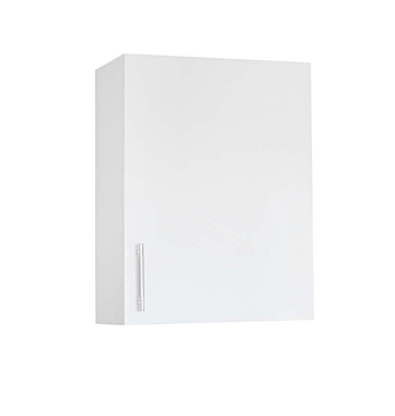 Шкаф для посуды 50 белый металлик (с сушкой) фасад МДФ