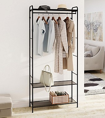 Вешалка гардеробная двойная Монако 33 черный ВГМ33 116158