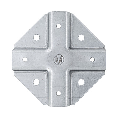 Крепеж для профильной трубы Х-образный оцинкованный 70-0-844