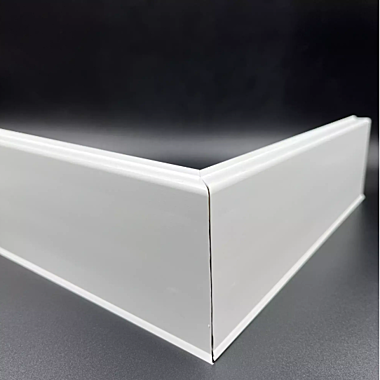 Плинтус напольный прямоугольный 80мм 2,2м 