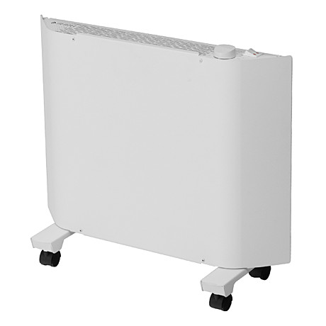 Конвектор эл.XCE-1000,230В,1000Вт,белый,сушилка,колеса, X-образный элемент Denzel 98130