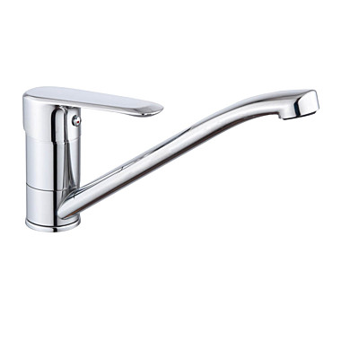 RAIN Смеситель для кухни Гранат, низкий излив, картридж 35мм, латунь, хром