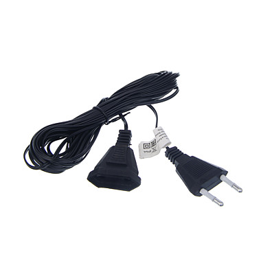 СНОУ БУМ Удлинитель для гирлянд электрических 6м ПВХ черный, 220В 907-313