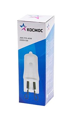 Лампа галоген. КОСМОС JDС 40Вт G9 3000К 240В капсула FR