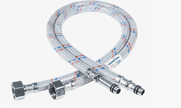Шланг водопроводный ELKA 150см носик в силиконовой обмотке 98377