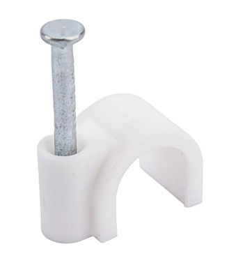 Скобы для кабеля 8мм круглый профиль 50шт Navigator 17263